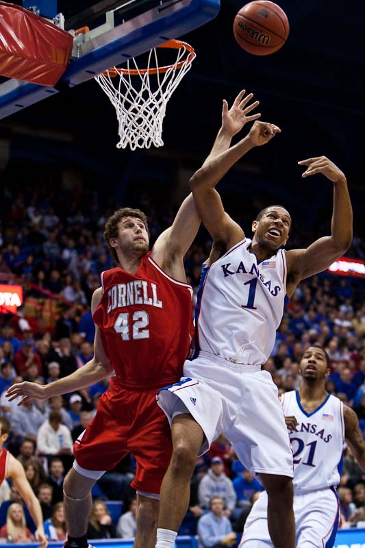 20100106_NCAA_Basketball_Cornell_Kansas_Xavier_Henry